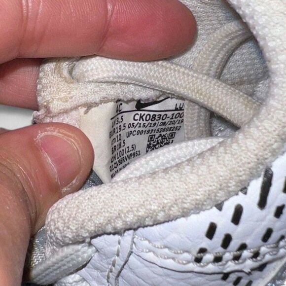 Nike Air Force 1 LV8 2 TD 'White Wolf Grey' CK0830-100 Toddler 4C - Picture 9 of 9